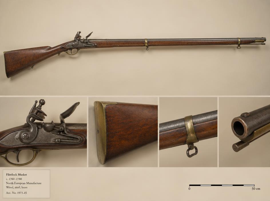 Musket met vuursteenslot